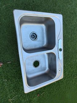 Stainless Steel Double Bowl Kitchen Sink-19 ave and Bell rd