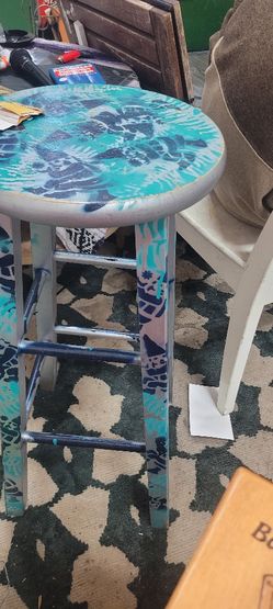 Painted Stool