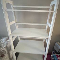 White Color 5 Shelved Stand