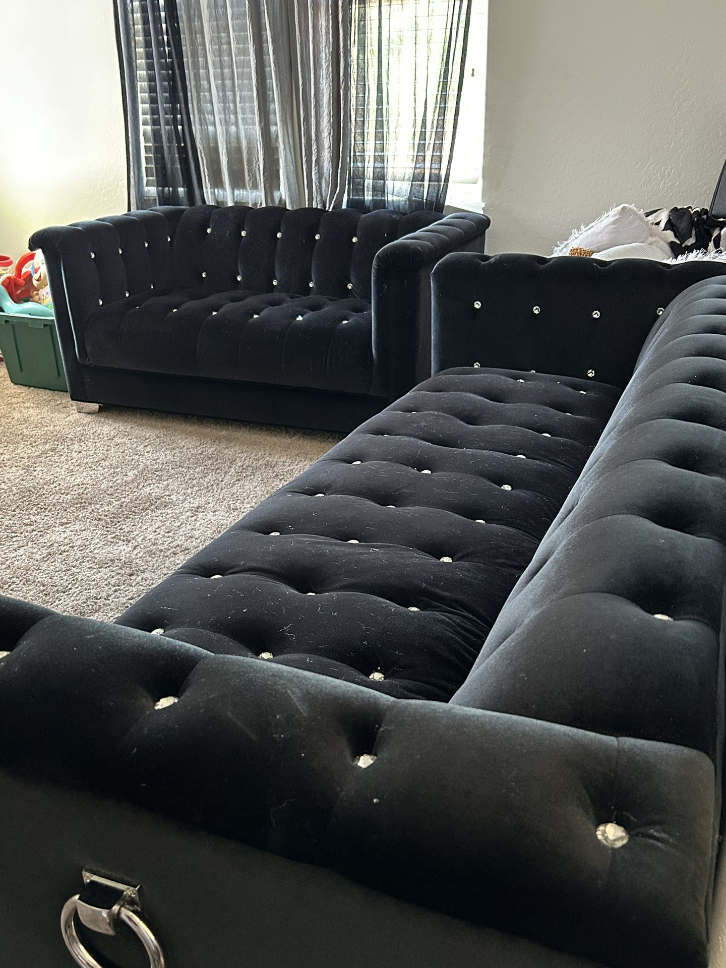 Black Diamond Couches 2 Piece for Sale in Phoenix, AZ OfferUp