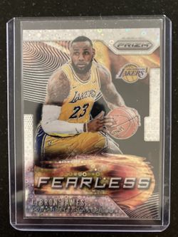 LEBRON JAMES 2019-20 PANINI PRIZM FEARLESS FAST BREAK DISCO