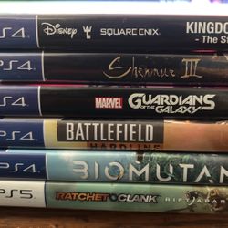PS4 And PS5 Games. 