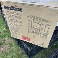 Brand New In Box Duraflame Electric Stove with Infrared Quartz Heater, model DFI-550-22-05-G.