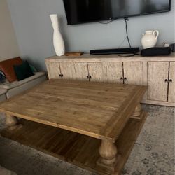 Pottery barn coffee table