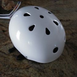 White adult helmet