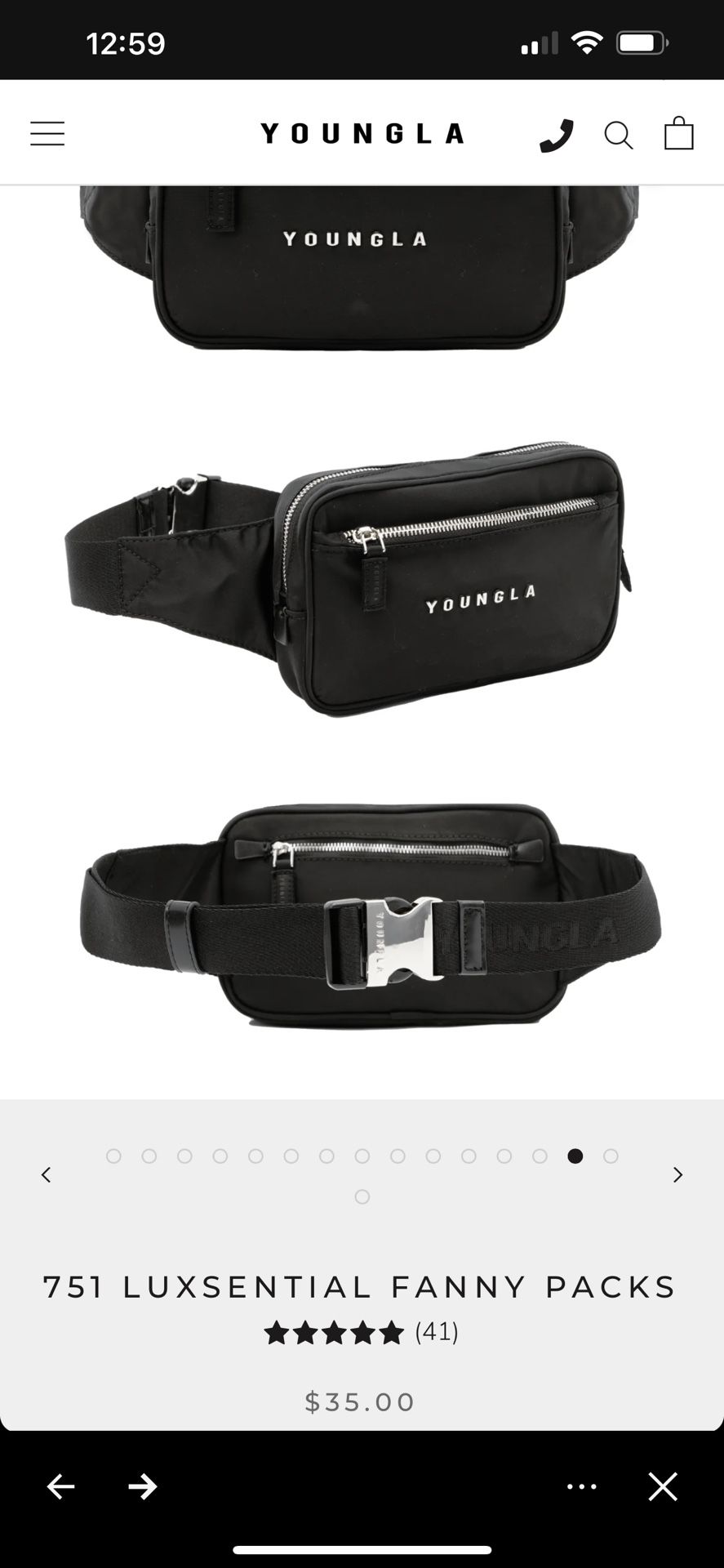 751 Luxsential Fanny Packs