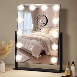New Makeup Mirror with Smart Touch and Magnifier