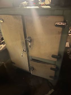 Vintage Antique Icebox Cabinet