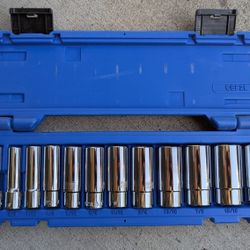 Bluepower Cornwell Standard 3/8 Socket Set