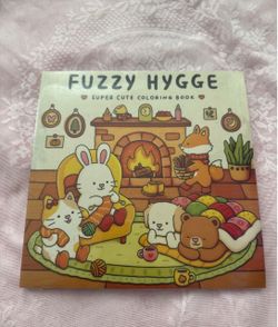Fuzzy Hygge Super Cute Coloring Book