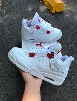 Red Metallic Jordan 4s