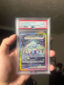 Pokemon TCG Terapagos ex 170/142 170 Sv07 Stellar Crown EN Holo 2024 PSA 10