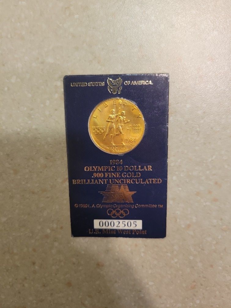 1984 Olympic $10 Gold Coin