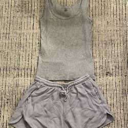 Brandy Melville Tank And Shorts 