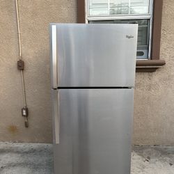 3 MONTHS WARRANTY 33x31x66 WHIRLPOOL REFRIGERATOR SILVER 21cuft 