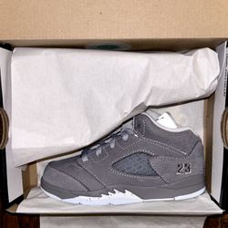 Brand New Jordan 5 Retro “Wolf Grey” (2026) (TD) Size 10C Toddler