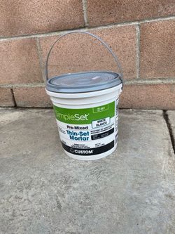 Thin set mortar