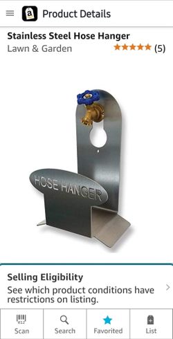 Hose Hanger Stainless Steel