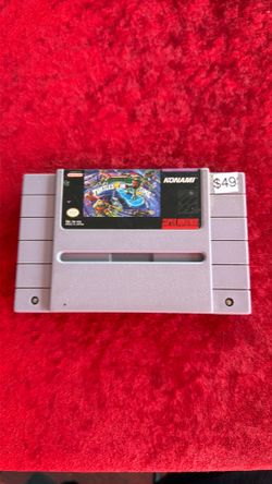Ninja turtles in time iv snes authentic $49