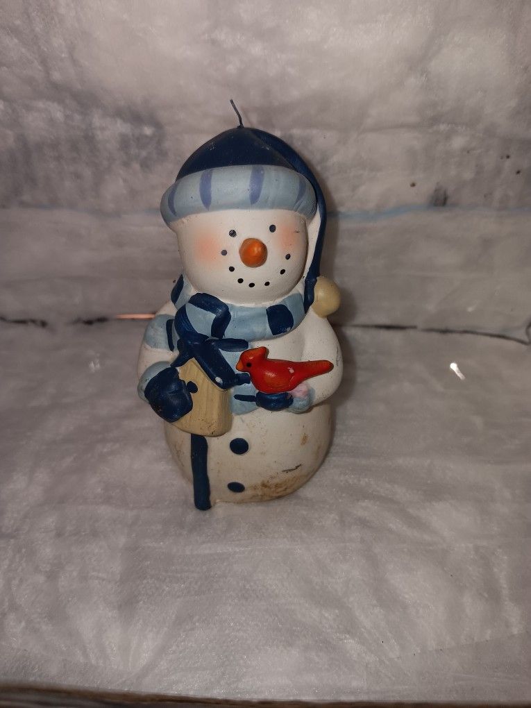 363 Vintage Snowman Ornament