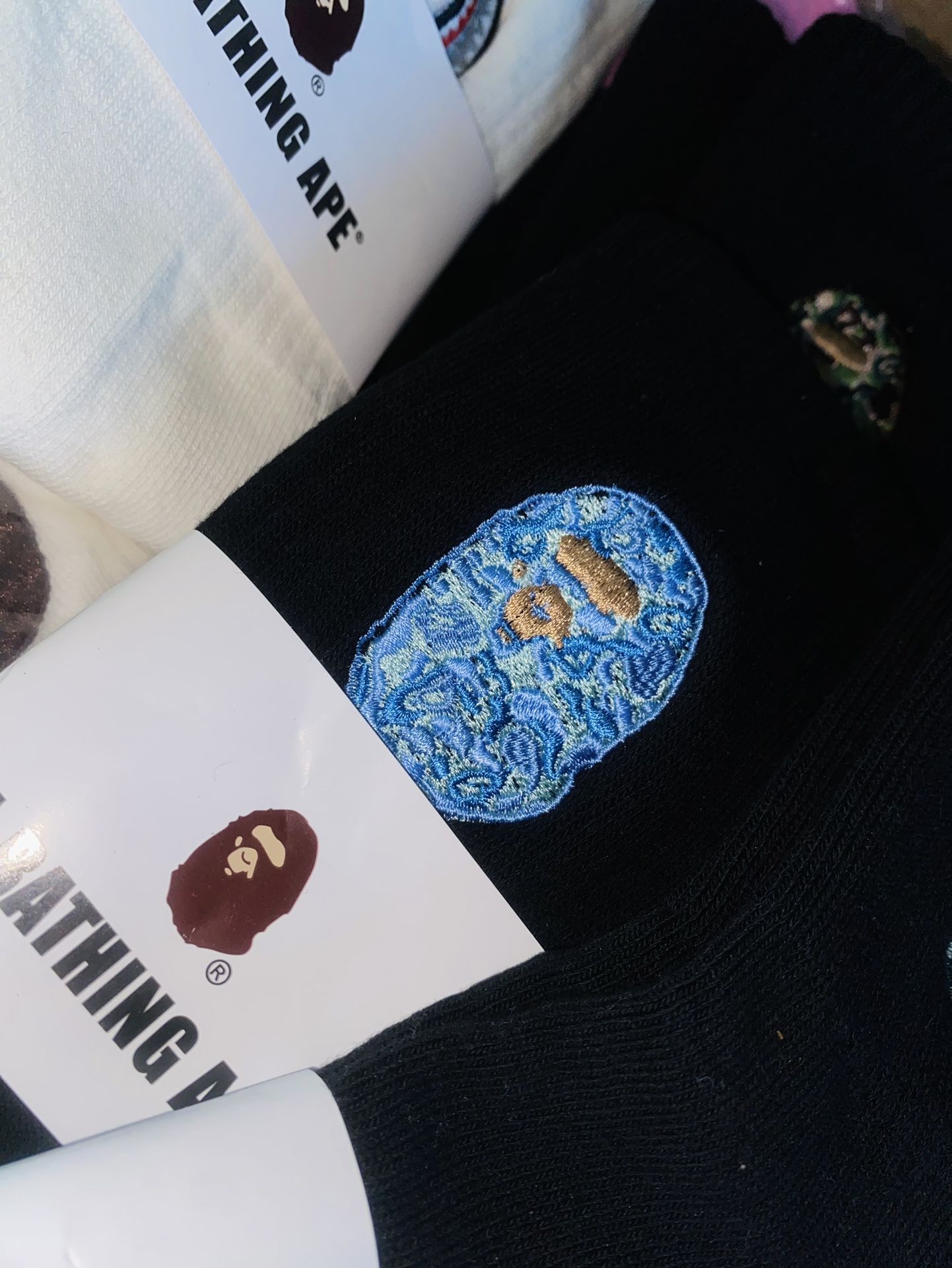 Blue Camo Green Pink