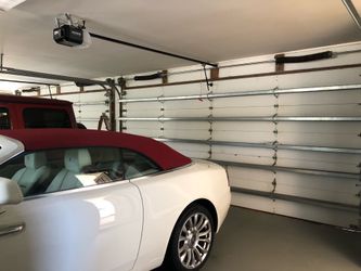 Garage Door Broken Spring Opener Off Track Replace Adjustment And Parts