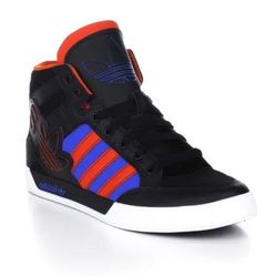 Adidas Hard Court High Black/Orange/Blue 9.5