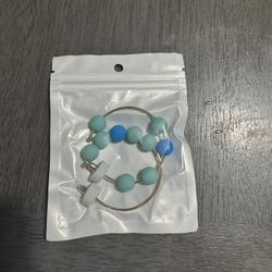 Baby Blue Loop Earrings