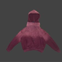 Ditch LA Red Sun-dyed Masked Hoodie