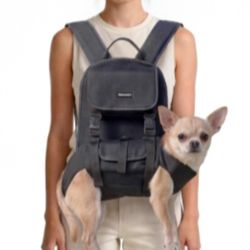 Docuwee Dog Backpack.  Carrier. New In Box. Black