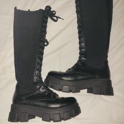 Long Combat Boots