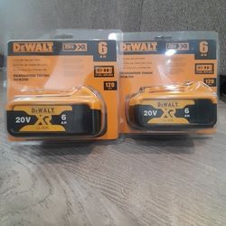 DeWal  Battery  6Ah  20v