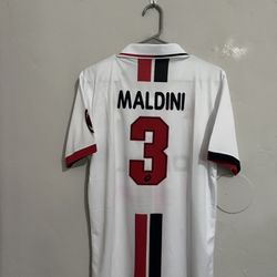 AC Milan 1995-96 Away Maldini Jersey (medium Large XL)