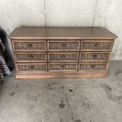 Johnson Carper Mid-Century Dresser With Mirror