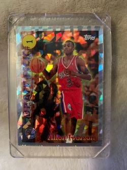 ALLEN IVERSON 1996-97 TOPPS DRAFT REDEMPTION ROOKIE RC #DP1