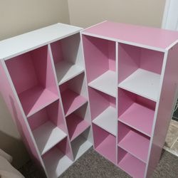 Girls Storage Shelves