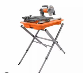 RIDGID Wet Tile Saw with Stand