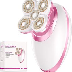 Electric Razors for Women Legs, Flawless Electric Shaver for Women, Rechargeable Waterproof Women's Bikini Trimmer for Arms Legs Underarms and Pubic A