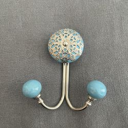 Blue Hanger Double Hook