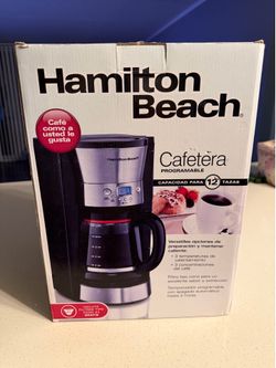 NEW Hamilton Beach 12-Cup Programmable Coffee Maker (Model 46895)