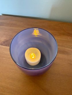 Glassybaby – Violet Purple Glass Votive
