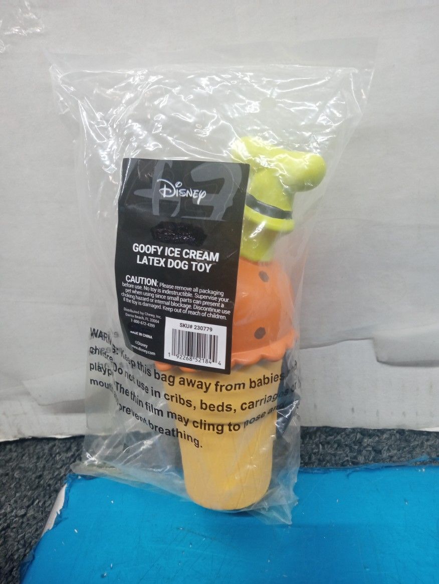 Disney Goofy ice cream latex toy