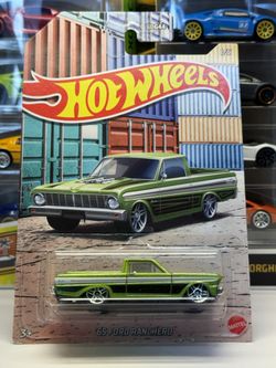 🏁HOT WHEELS 2020 - Walmart Exclusives Trucks Green ‘65 Ford Ranchero 1/5 - Die Cast Toy 1:64🏁