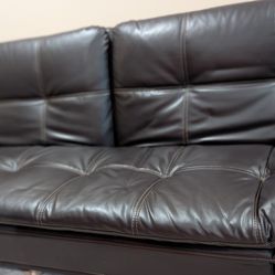 Leather sofa / Futon