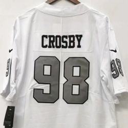 Crosby Maxx 98 Brand New White Men Jersey (All Sizes ) 