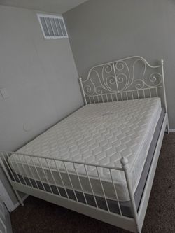 White beautiful  king size bed