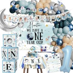 1st Birthday Decorations - First Trip Around the Sun