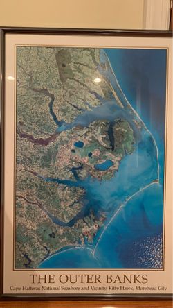 Vintage Outer Banks aerial photo