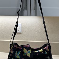 Hilliard and Hansen Cross Body Butterfly Purse 