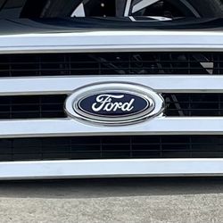 ford truck chrome front grill